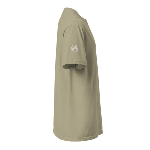 unisex-garment-dyed-heavyweight-t-shirt-khaki-right-691903e40ba7f.jpg LoveBomb - Unisex Heavyweight T-Shirt